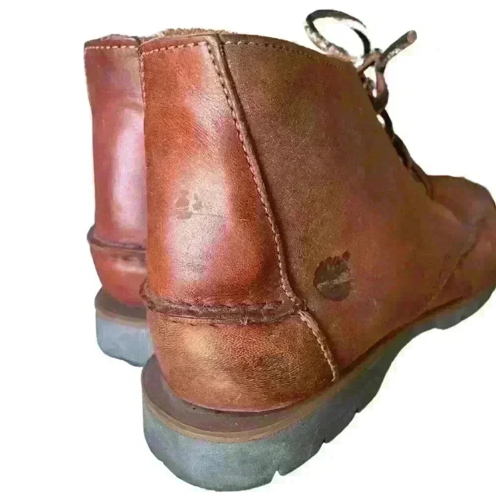 Timberland Chestnut  Coloured Paula Leather Boots - Picture 5 of 8